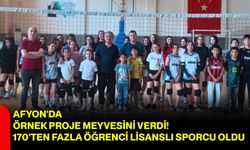 Afyon'da örnek proje meyvesini verdi! 170'ten fazla öğrenci lisanslı sporcu oldu