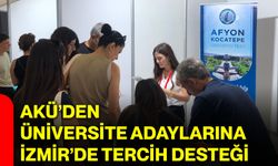 AKÜ’den üniversite adaylarına İzmir’de tercih desteği