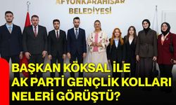Başkan Köksal ile AK Parti Gençlik Kolları neleri görüştü?