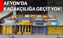 Afyon’da kaçakçılığa geçit yok!
