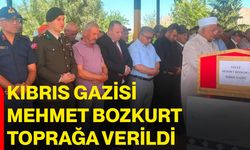 Kıbrıs Gazisi Mehmet Bozkurt toprağa verildi