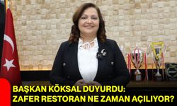 Başkan Köksal duyurdu: Zafer Restoran Ne zaman açılıyor?
