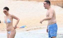 El ele denize girdiler! Oğuzhan Koç ve Hazal Subaşı tatilde