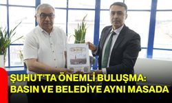 Şuhut'ta önemli buluşma: Basın ve belediye aynı masada