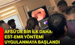 AFSÜ’de bir ilk daha: EST-EMR yöntemi uygulanmaya başlandı