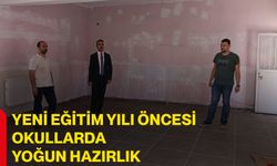 Yeni eğitim yılı öncesi okullarda yoğun hazırlık