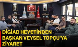 DİGİAD heyetinden Başkan Veysel Topçu’ya ziyaret