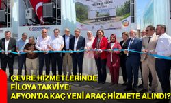 Çevre Hizmetlerinde filoya takviye: Afyon’da kaç yeni araç hizmete alındı?