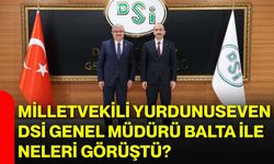 Milletvekili Yurdunuseven, DSİ Genel Müdürü Balta ile neleri görüştü?