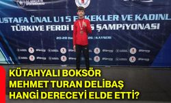 Kütahyalı boksör Mehmet Turan Delibaş hangi dereceyi elde etti?