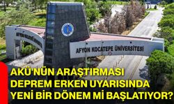 AKÜ'nün araştırması deprem erken uyarısında yeni bir dönem mi başlatıyor?