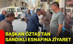 Başkan Öztaş'tan Sandıklı esnafına ziyaret
