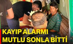 Kayıp alarmı mutlu sonla bitti