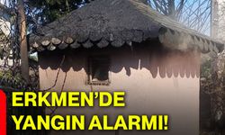 Erkmen’de yangın alarmı!
