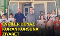 Evciler'de yaz Kur'an kursuna ziyaret