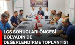 LGS sonuçları öncesi Bolvadin'de değerlendirme toplantısı