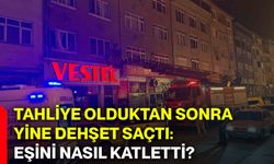 Tahliye olduktan sonra yine dehşet saçtı: Eşini nasıl katletti?