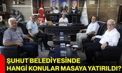 Şuhut Belediyesinde hangi konular masaya yatırıldı?