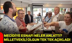 Mecidiye esnafı neler anlattı? Milletvekili Olgun tek tek açıkladı