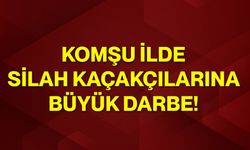 Komşu ilde silah kaçakçılarına büyük darbe!