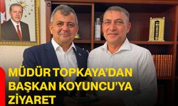 Müdür Topkaya’dan Başkan Koyuncu’ya ziyaret