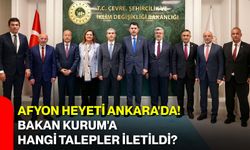 Afyon heyeti Ankara'da! Bakan Kurum'a hangi talepler iletildi?