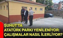 Şuhut'ta Atatürk Parkı yenileniyor: Çalışmalar nasıl ilerliyor?