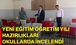 Yeni eğitim öğretim yılı hazırlıkları okullarda incelendi