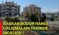 Başkan Bodur hangi çalışmaları yerinde inceledi?