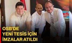 OSB'de yeni tesis için imzalar atıldı