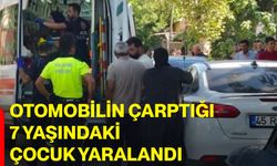 Otomobilin çarptığı 7 yaşındaki çocuk yaralandı