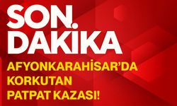 Afyonkarahisar’da korkutan patpat kazası!