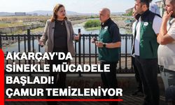 Akarçay'da sinekle mücadele başladı! çamur temizleniyor