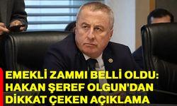 Emekli zammı belli oldu: Hakan Şeref Olgun'dan dikkat çeken açıklama