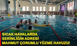 Sıcak havalarda serinliğin adresi Mahmut Çorumlu Yüzme Havuzu