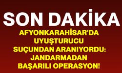 Afyonkarahisar'da uyuşturucu suçundan aranıyordu: Jandarmadan başarılı operasyon!
