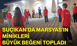 Suçıkan'da Marsyas'ın minikleri büyük beğeni topladı