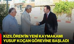 Kızılören'in yeni Kaymakamı Yusuf Koçan görevine başladı