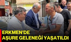 Erkmen'de aşure geleneği yaşatıldı