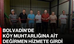 Bolvadin'de köy muhtarlığına ait değirmen hizmete girdi