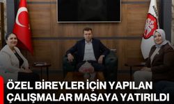 Özel bireyler için yapılan çalışmalar masaya yatırıldı