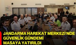 Jandarma Harekat Merkezi'nde güvenlik gündemi masaya yatırıldı