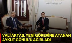 Vali Aktaş, yeni görevine atanan Aykut Gönül'ü ağırladı