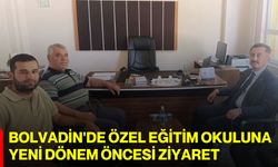 Bolvadin'de Özel Eğitim Okuluna yeni dönem öncesi ziyaret