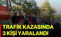Trafik kazasında 3 kişi yaralandı