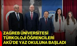Zagreb Üniversitesi Türkoloji öğrencileri AKÜ'de yaz okuluna başladı