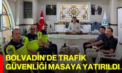 Bolvadin'de trafik güvenliği masaya yatırıldı
