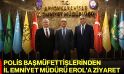 Polis Başmüfettişlerinden İl Emniyet Müdürü Erol'a ziyaret