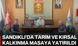 Sandıklı'da tarım ve kırsal kalkınma masaya yatırıldı