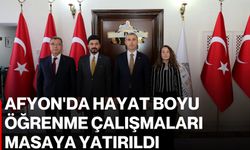 Afyon'da hayat boyu öğrenme çalışmaları masaya yatırıldı